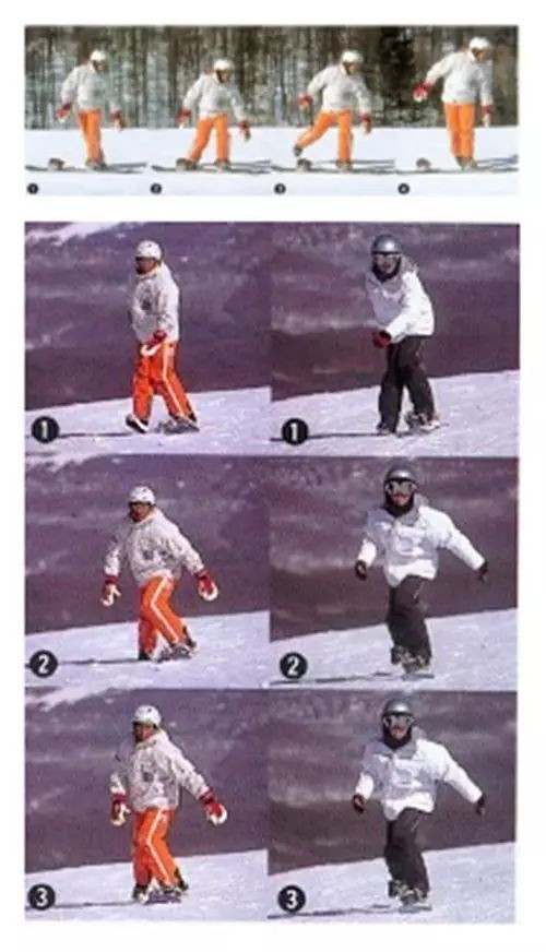 單板滑雪入門教程3:單腳滑行