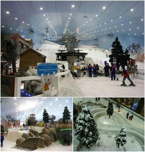 迪拜室內(nèi)滑雪場4