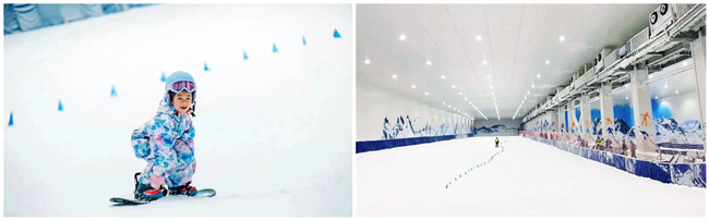 重慶際華園室內(nèi)滑雪館館內(nèi)場(chǎng)景